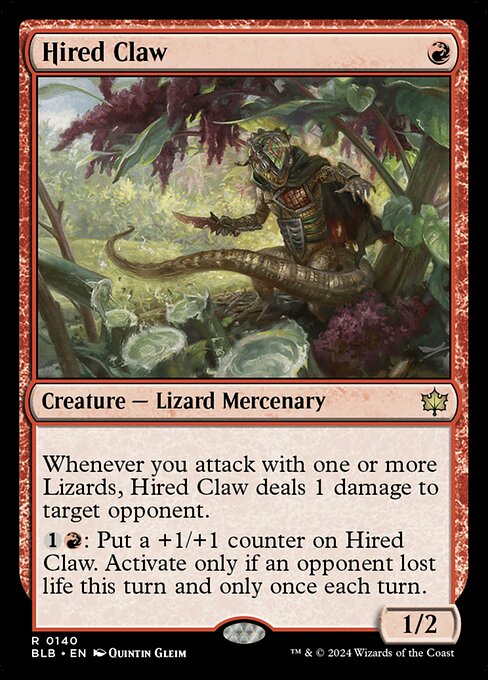 Hired Claw - Bloomburrow (BLB) #140
