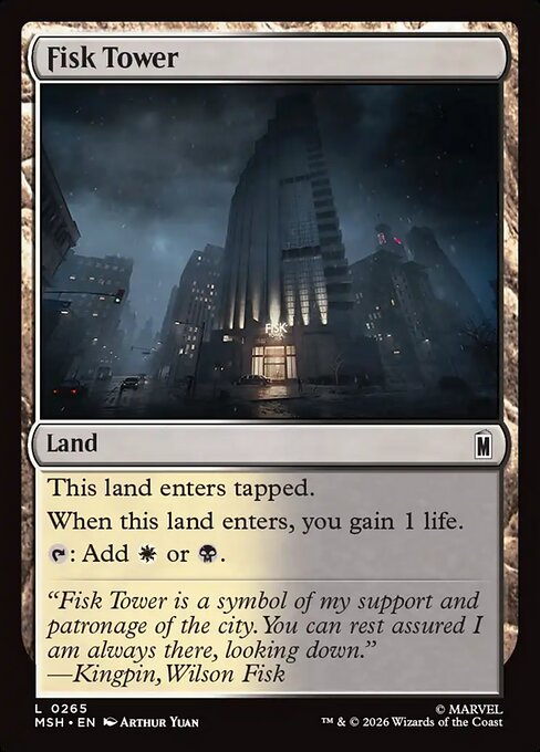 Fisk Tower - Marvel Super Heroes () #265 [Foil] [Foil]