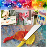 Pixiss - PIXISS Plastic Palette Knife Set - 5PC