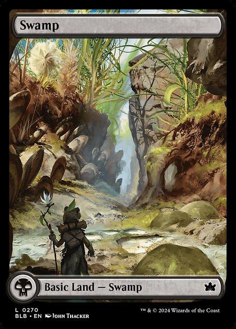 Swamp - Bloomburrow (BLB) #270 [Foil]