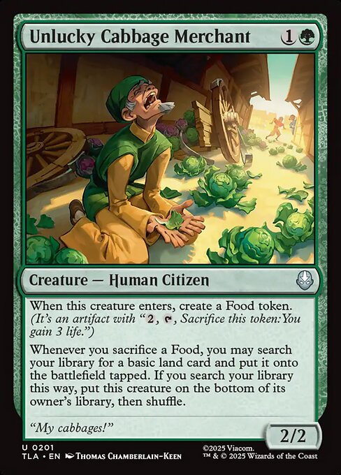 Unlucky Cabbage Merchant - Avatar: The Last Airbender () #201