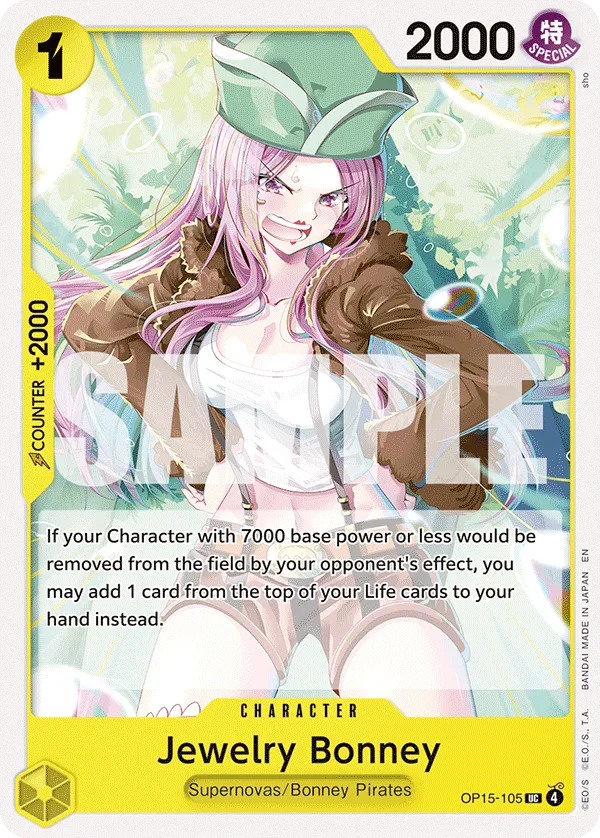 Jewelry Bonney - ADVENTURE ON KAMI'S ISLAND- [OP15-EB04] (OP15-105) #105