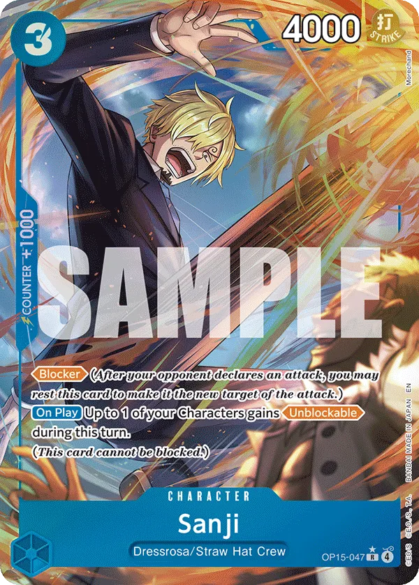Sanji - ADVENTURE ON KAMI'S ISLAND- [OP15-EB04] (OP15-047_p1) #047_p1 [Alt Art]