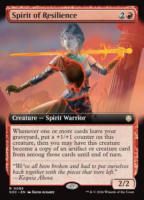 Spirit of Resilience - Secrets of Strixhaven Commander () #85