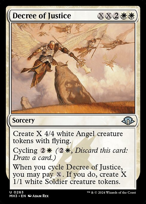 Decree of Justice - Modern Horizons 3 (mh3) #263 [Foil] [Foil]