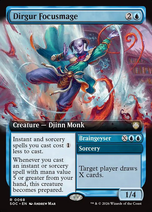 Dirgur Focusmage // Braingeyser - Secrets of Strixhaven Commander () #68