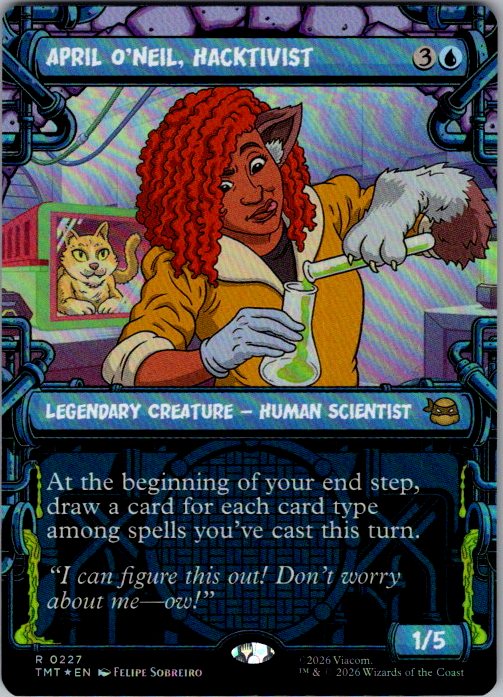 April O'Neil, Hacktivist [Foil] - Teenage Mutant Ninja Turtles (TMT) #227 [Foil]