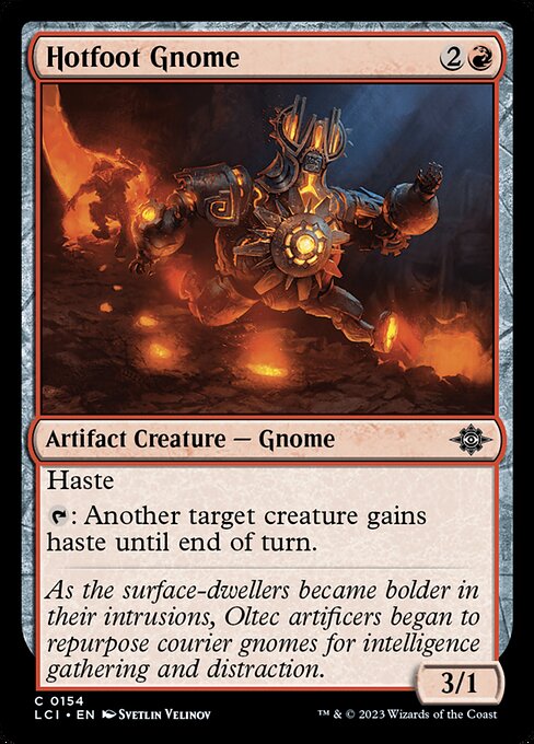Hotfoot Gnome - The Lost Caverns of Ixalan (lci) #154 [Foil] [Foil]