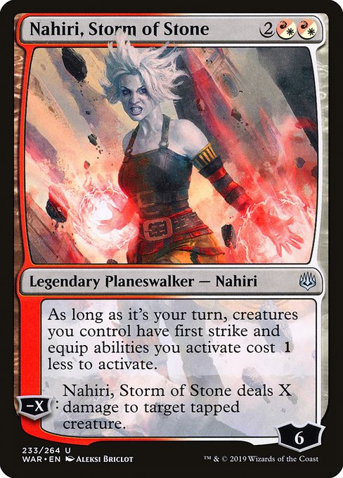 Nahiri, Storm of Stone - War of the Spark (WAR) #233