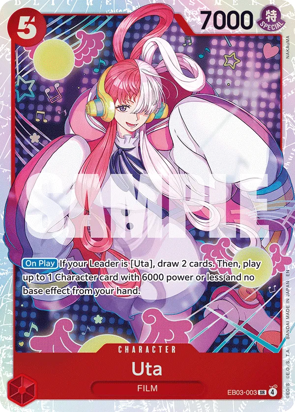 Uta - ONE PIECE HEROINES EDITION- [EB-03] / Memorial Collection [EB-01] (EB03-003) #003