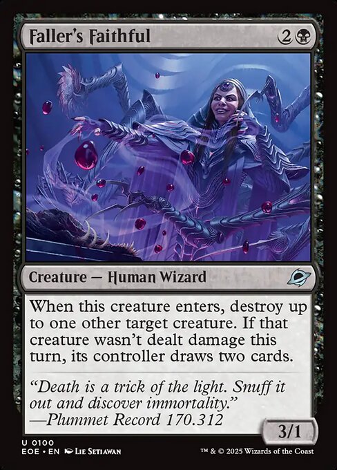 Faller's Faithful - Edge of Eternities (eoe) #100 [Foil] [Foil]