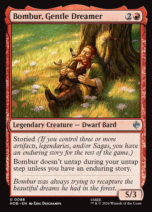 Bombur, Gentle Dreamer - The Hobbit (HOB) #88 [Foil] [Foil]