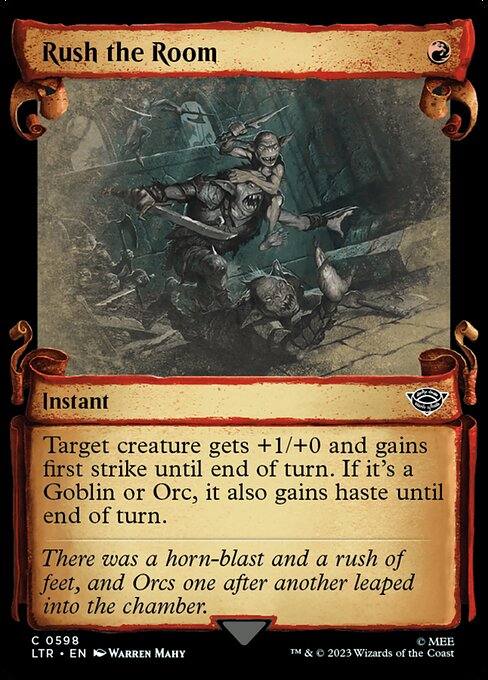 Rush the Room - The Lord of the Rings: Tales of Middle-earth (ltr) #598 [Foil] [Foil]