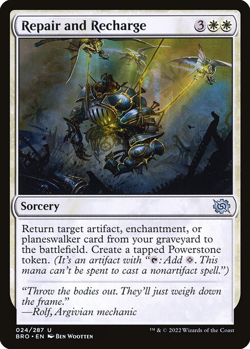 Repair and Recharge - The Brothers' War () #24 [Foil] [Foil]