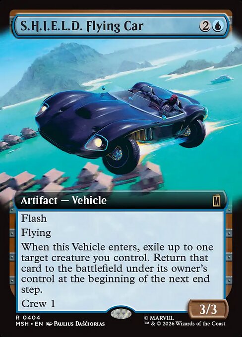 S.H.I.E.L.D. Flying Car - Marvel Super Heroes () #404 [Foil] [Foil]