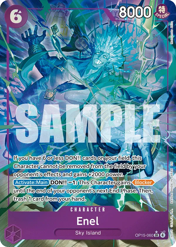 Enel - ADVENTURE ON KAMI'S ISLAND- [OP15-EB04] (OP15-060_p1) #060_p1 [Alt Art]