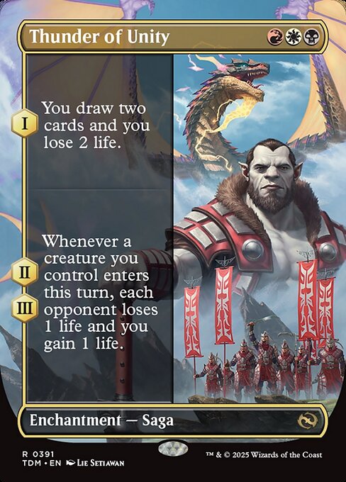 Thunder of Unity - Tarkir: Dragonstorm () #391