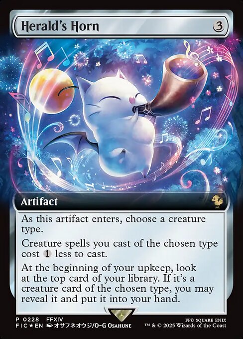 Herald's Horn - Final Fantasy Commander (FIC) #228 [Foil] [Foil]