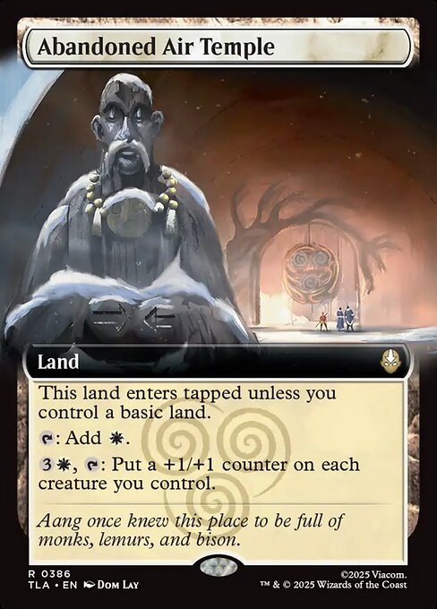Abandoned Air Temple - Avatar: The Last Airbender () #386 [Foil] [Foil]