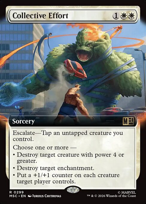 Collective Effort - Marvel Super Heroes Commander () #299