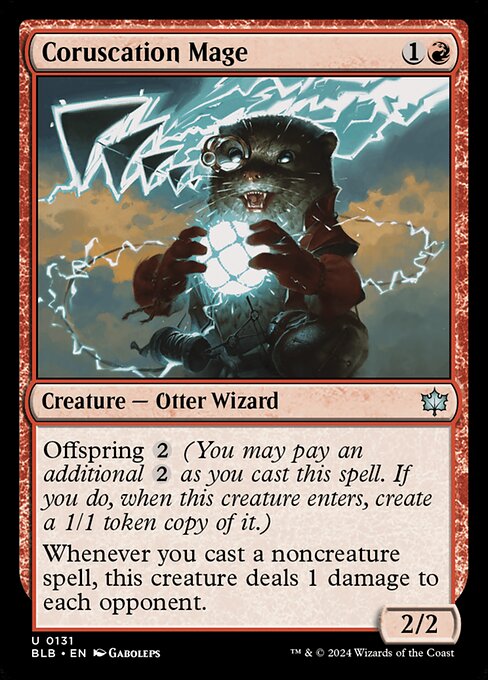Coruscation Mage - Bloomburrow () #131
