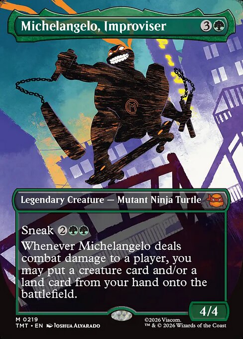 Michelangelo, Improviser - Teenage Mutant Ninja Turtles () #219