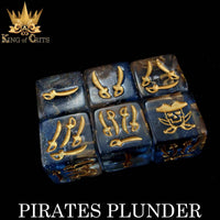 DNDDICEWHOLESALE.COM - Pirates Plunder - 11 Dice Set