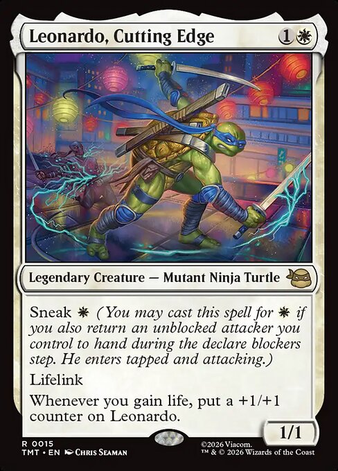 Leonardo, Cutting Edge - Teenage Mutant Ninja Turtles () #15 [Foil] [Foil]