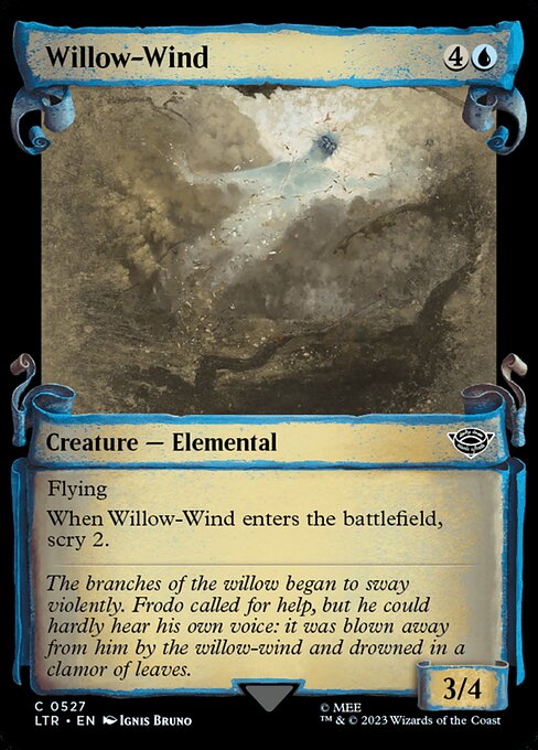 Willow-Wind - The Lord of the Rings: Tales of Middle-earth (ltr) #527 [Foil] [Foil]