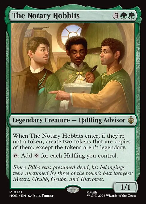 The Notary Hobbits - The Hobbit (HOB) #131 [Foil] [Foil]