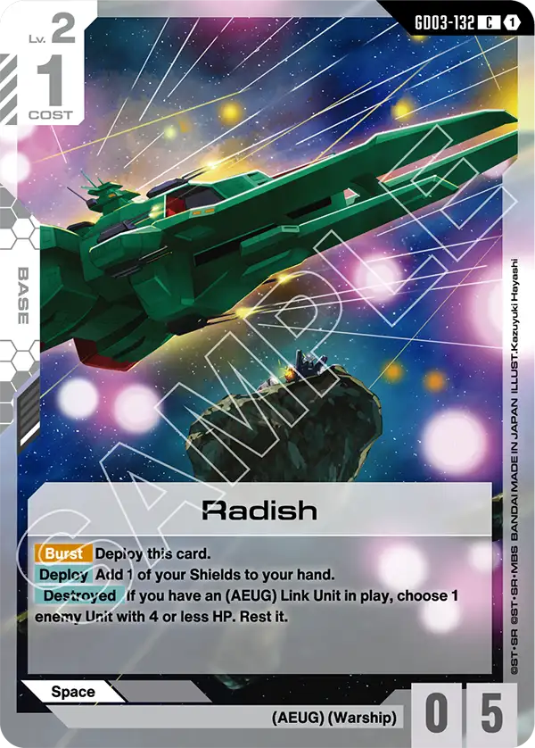 Radish - Steel Requiem (GD03-132) #132