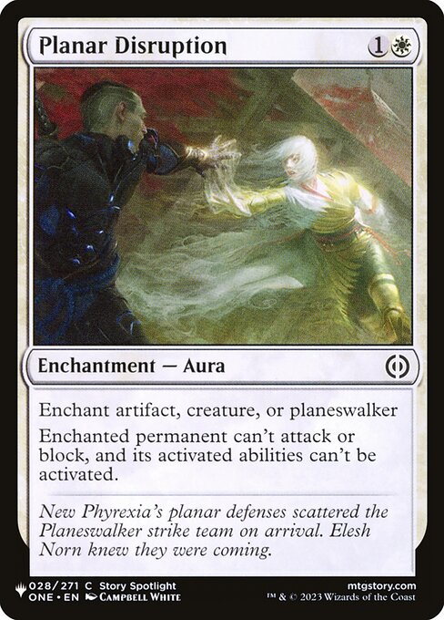 Planar Disruption - The List (PLST) #ONE-28