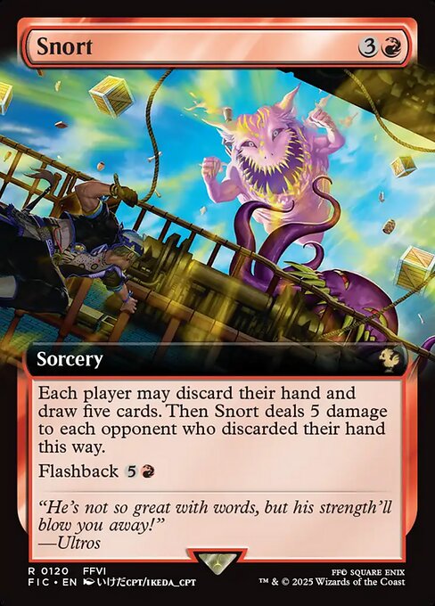 Snort - Final Fantasy Commander (FIC) #120 [Foil] [Foil]