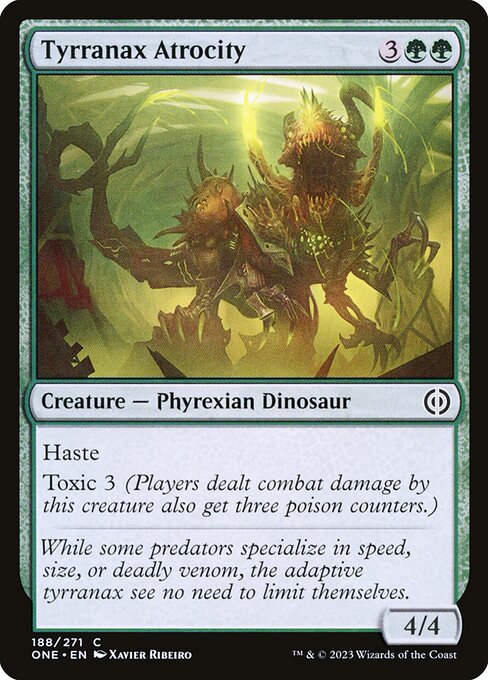 Tyrranax Atrocity - Phyrexia: All Will Be One () #188
