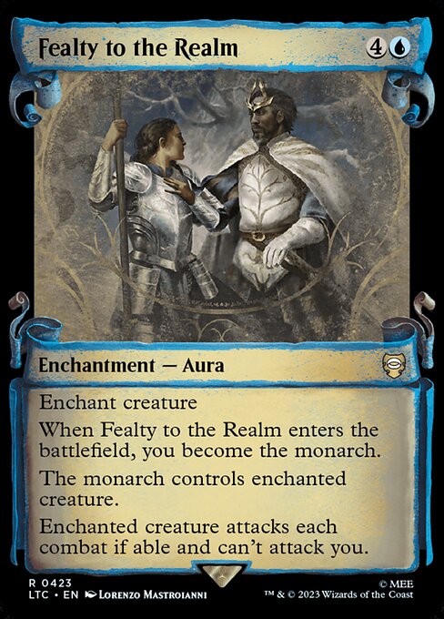 Fealty to the Realm - Tales of Middle-earth Commander (LTC) #423 [Foil] [Foil]