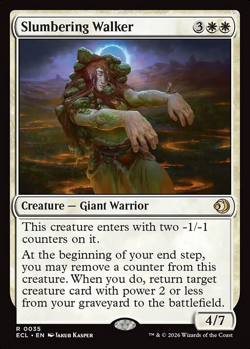 Slumbering Walker - Lorwyn Eclipsed (ecl) #35