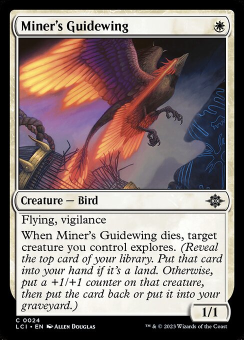 Miner's Guidewing - The Lost Caverns of Ixalan (lci) #24 [Foil] [Foil]