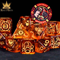DNDDICEWHOLESALE.COM - Ancient Artificer - 11 Dice Set