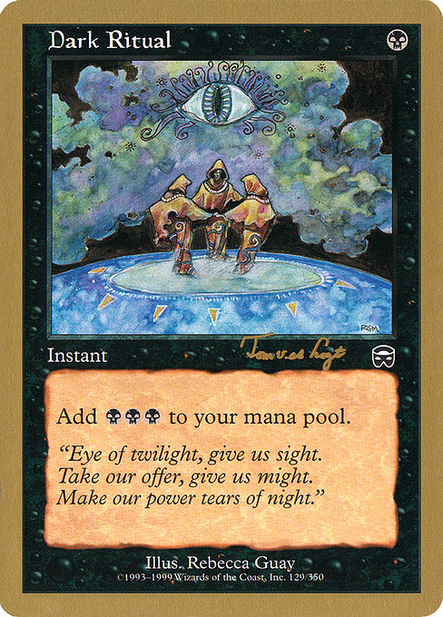 Dark Ritual - World Championship Decks 2001 (WC01) #tvdl129