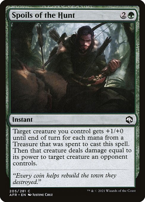 Spoils of the Hunt - Adventures in the Forgotten Realms () #205 [Foil] [Foil]