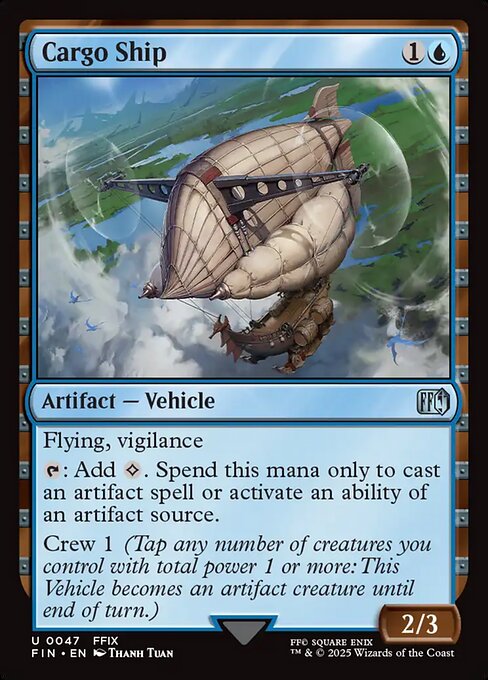 Cargo Ship - Final Fantasy (FIN) #47 [Foil] [Foil]