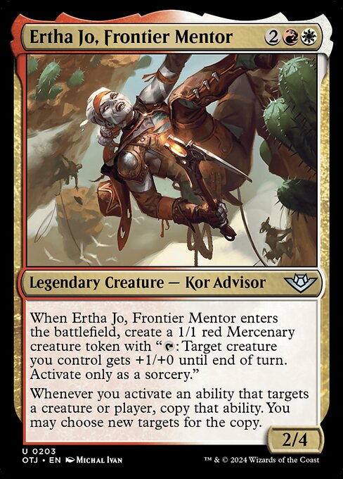 Ertha Jo, Frontier Mentor - Outlaws of Thunder Junction () #203