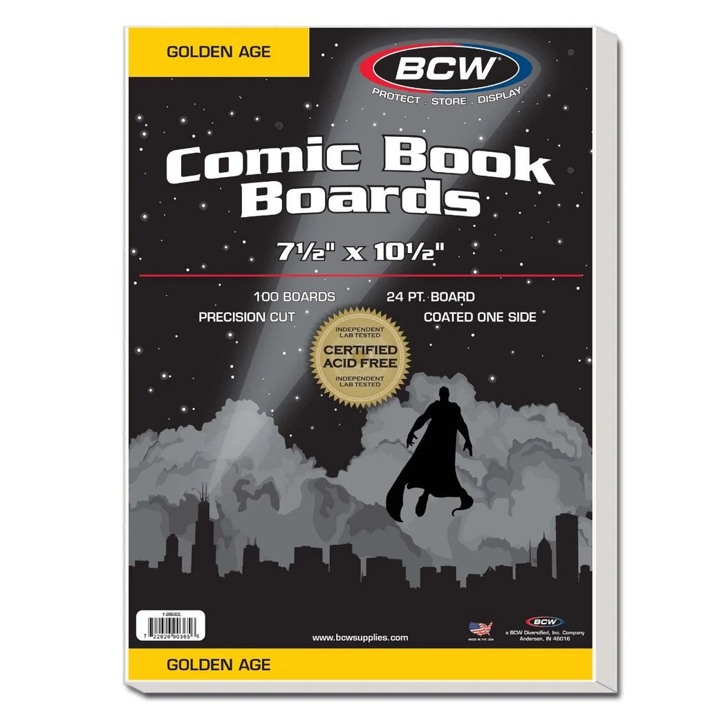 Golden Comic Backing Boards