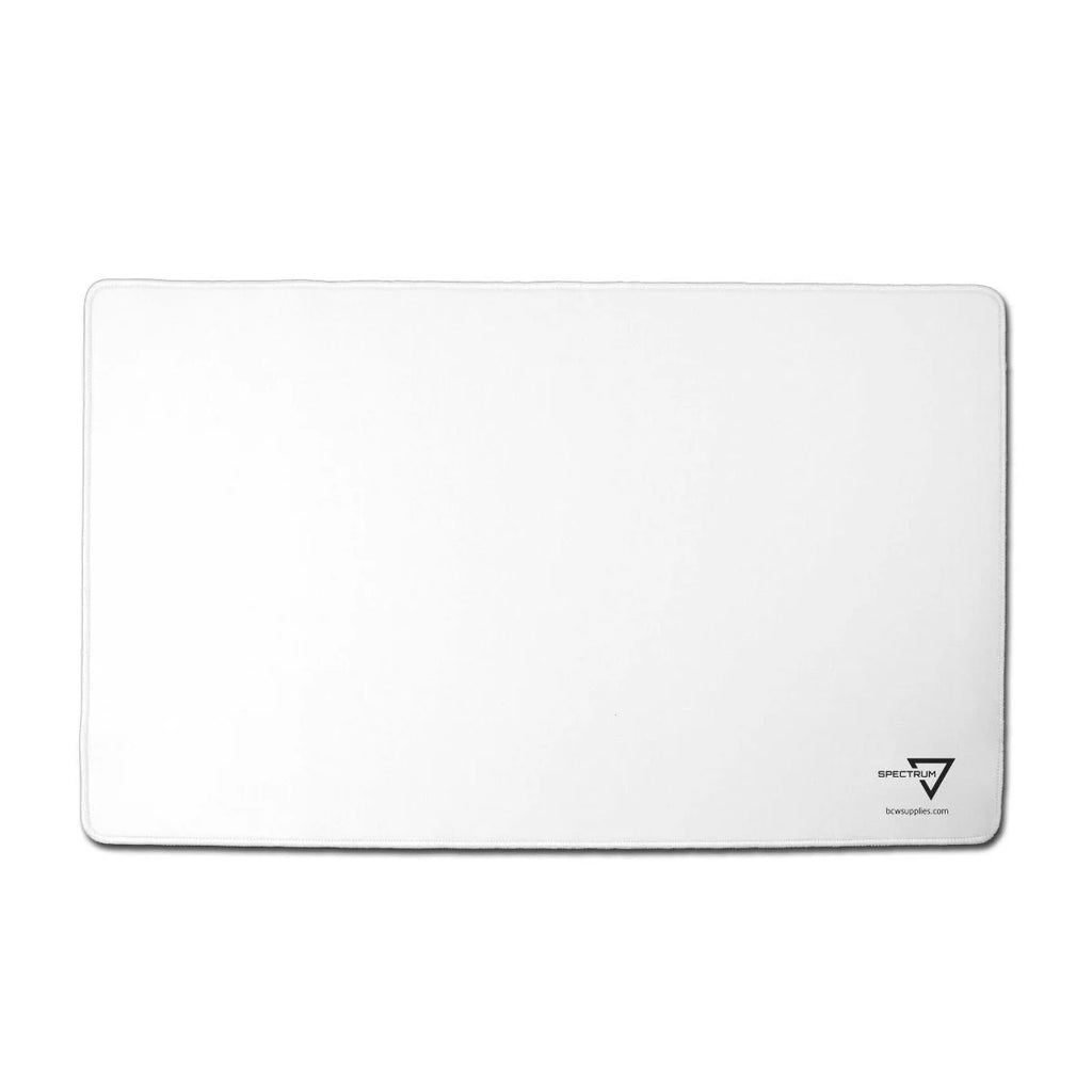 BCW Playmat with Stitched Edging - White