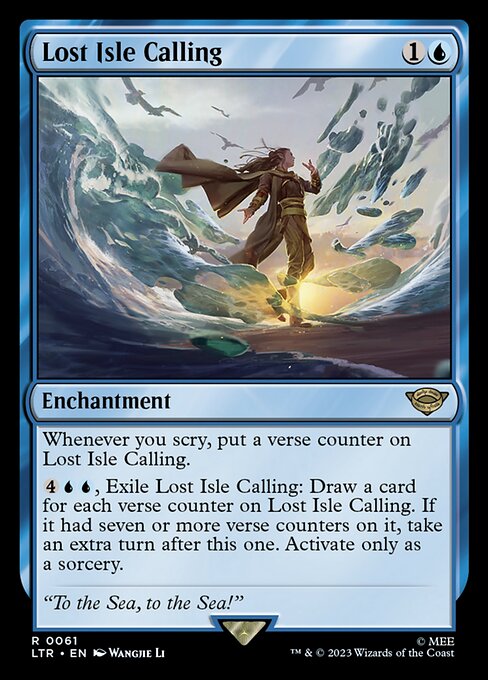 Lost Isle Calling - The Lord of the Rings: Tales of Middle-earth (ltr) #61 [Foil] [Foil]