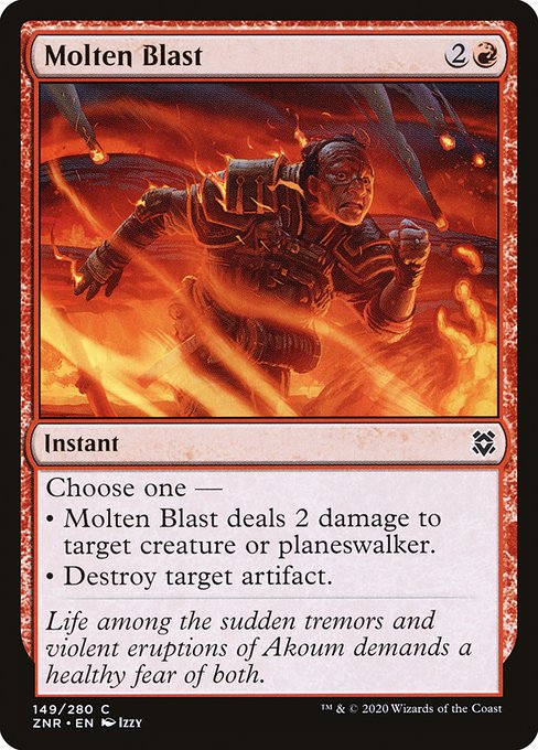 Molten Blast - Zendikar Rising () #149