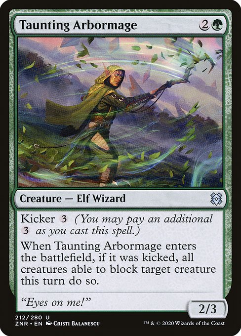 Taunting Arbormage - Zendikar Rising () #212