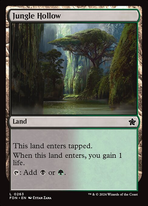 Jungle Hollow - Foundations (FDN) #263