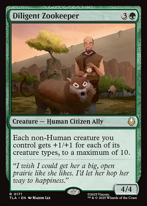 Diligent Zookeeper - Avatar: The Last Airbender (TLA) #171 [Foil] [Foil]