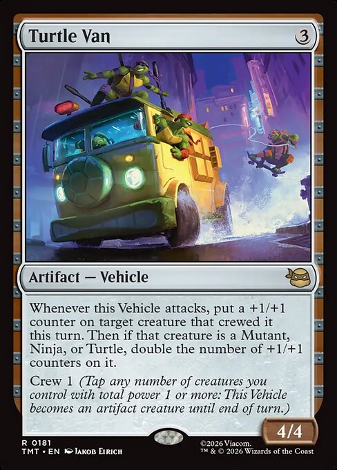 Turtle Van - Teenage Mutant Ninja Turtles () #181 [Foil] [Foil]